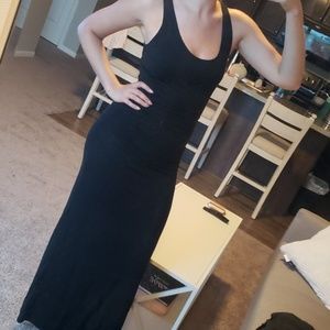 Ribbed maxi dress